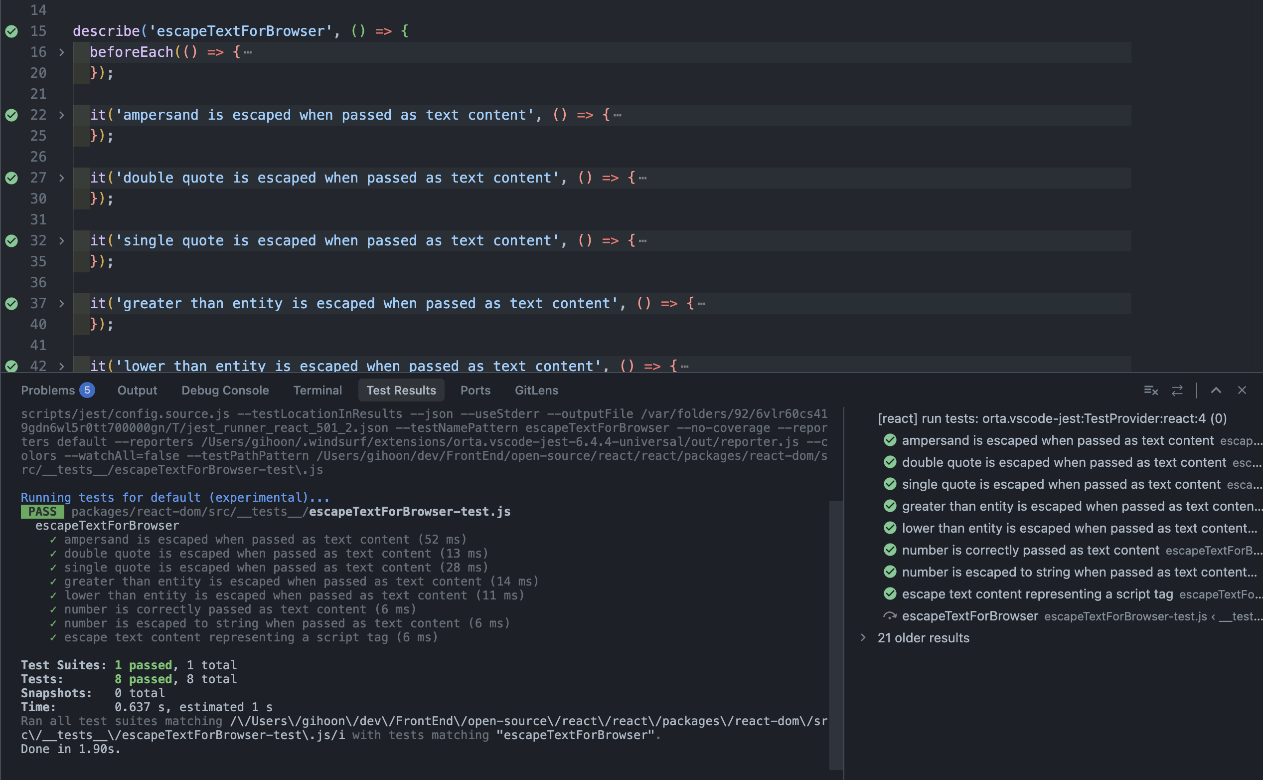escapeHtml-test-code